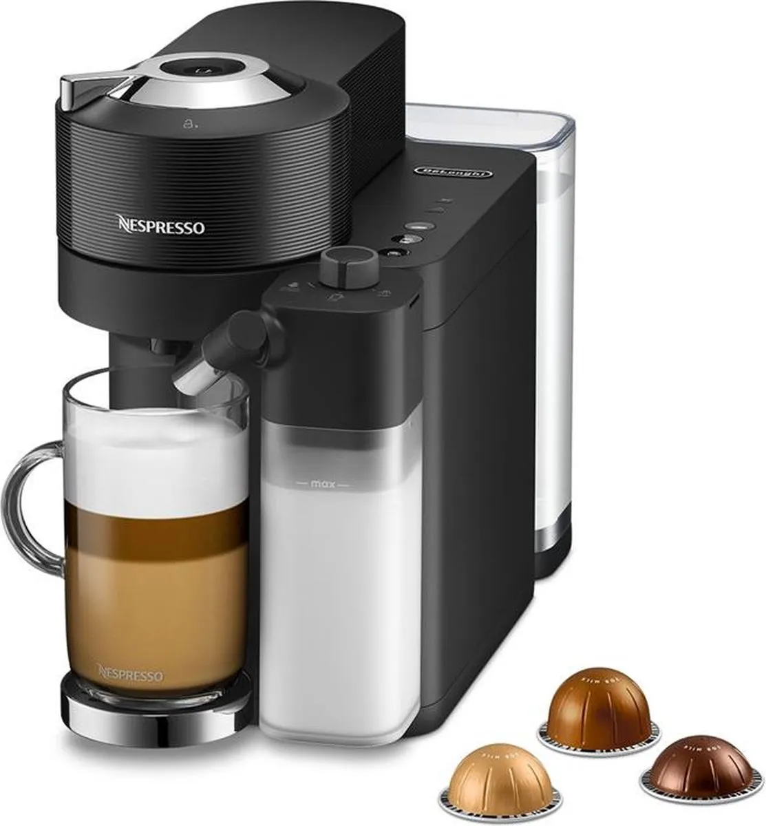 De'Longhi Nespresso Vertuo Lattissima ENV300.B - Koffiecupmachine - Zwart