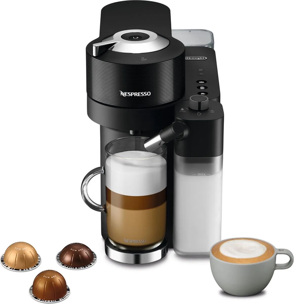 De'Longhi Nespresso Vertuo Lattissima ENV300.B - Koffiecupmachine - Zwart