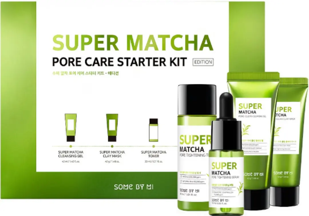 SOME BY MI Super Matcha Pore Care Starter Kit - 4 Stuks