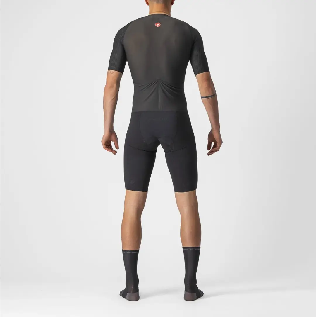 Castelli BTW Speed suit korte mouw zwart