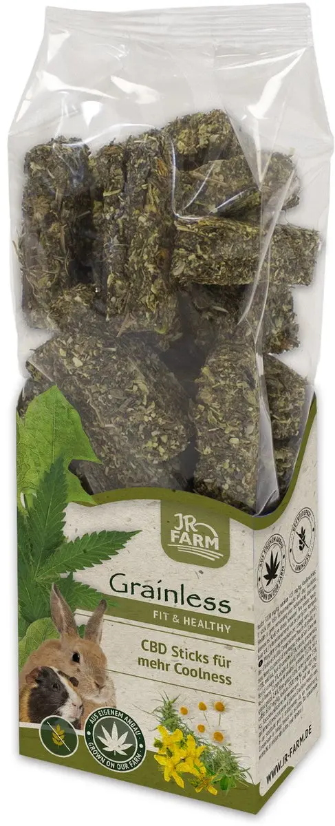 JR FARM HENNEP STICKS COOLNESS GRAANLOOS 75G