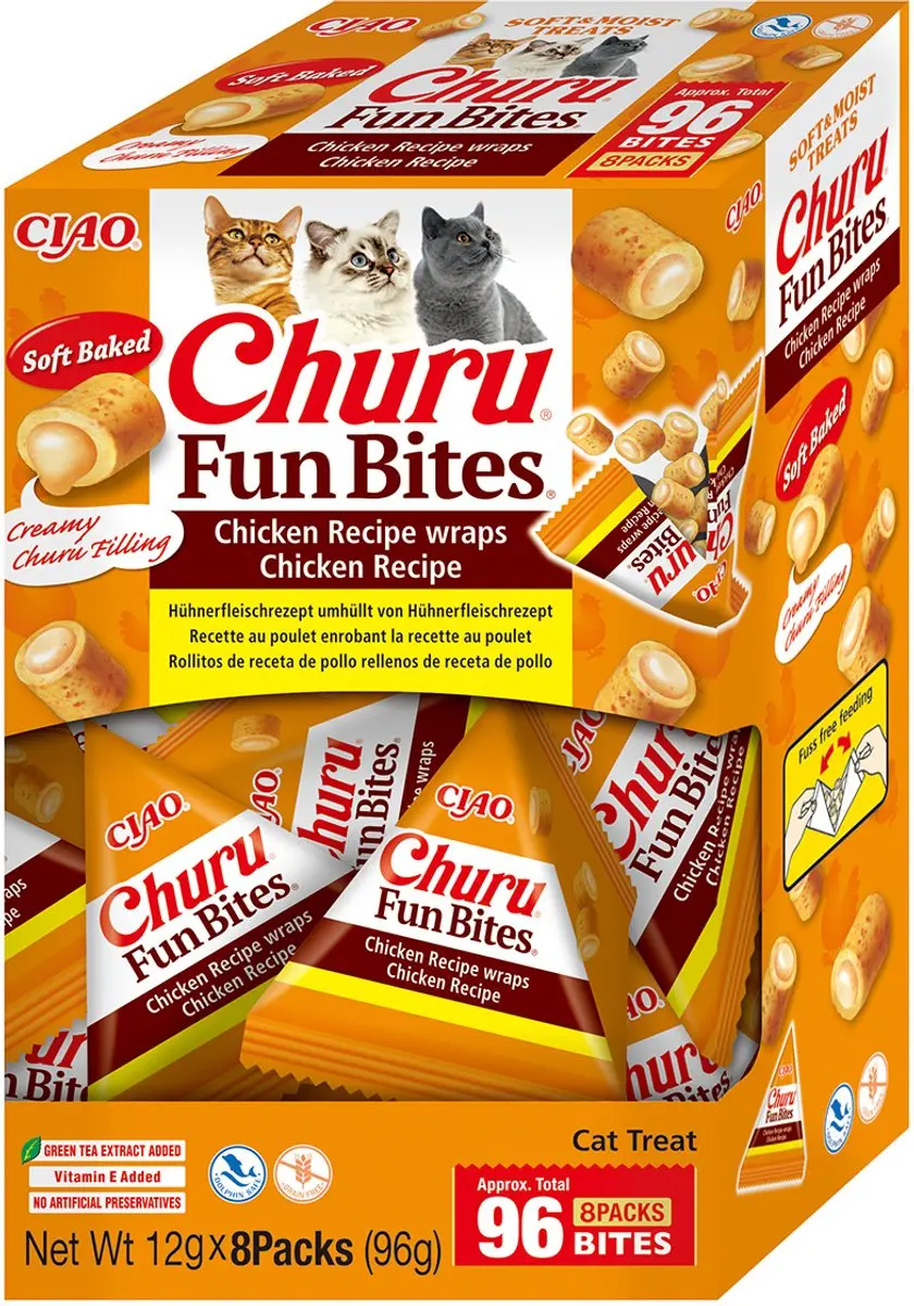 Inaba Ciao Churu Fun Bites Kip - 8x12g