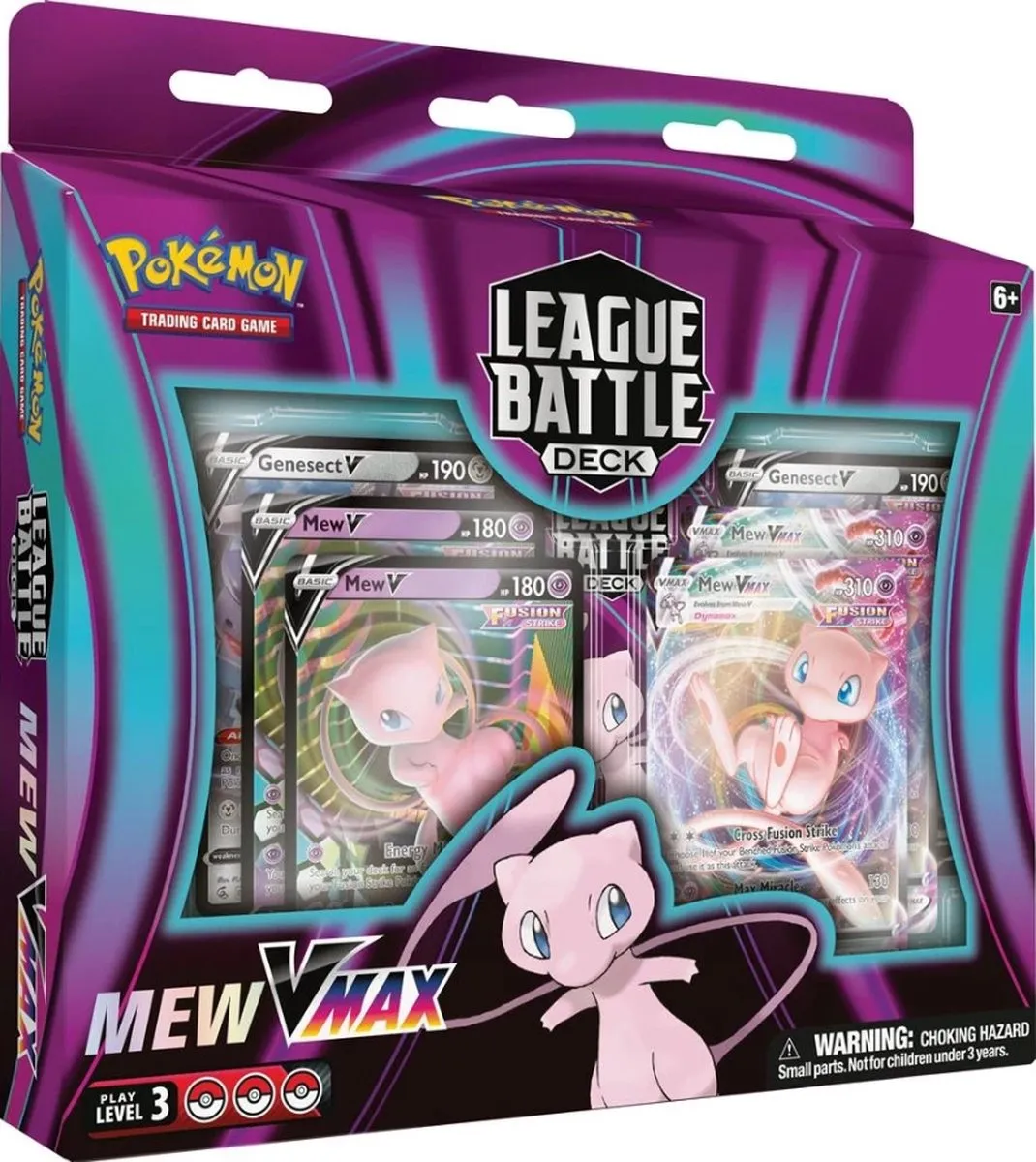 Pokémon TCG Mew VMAX League Battle Deck - 2-4 Spelers - afbeelding 3 van 5