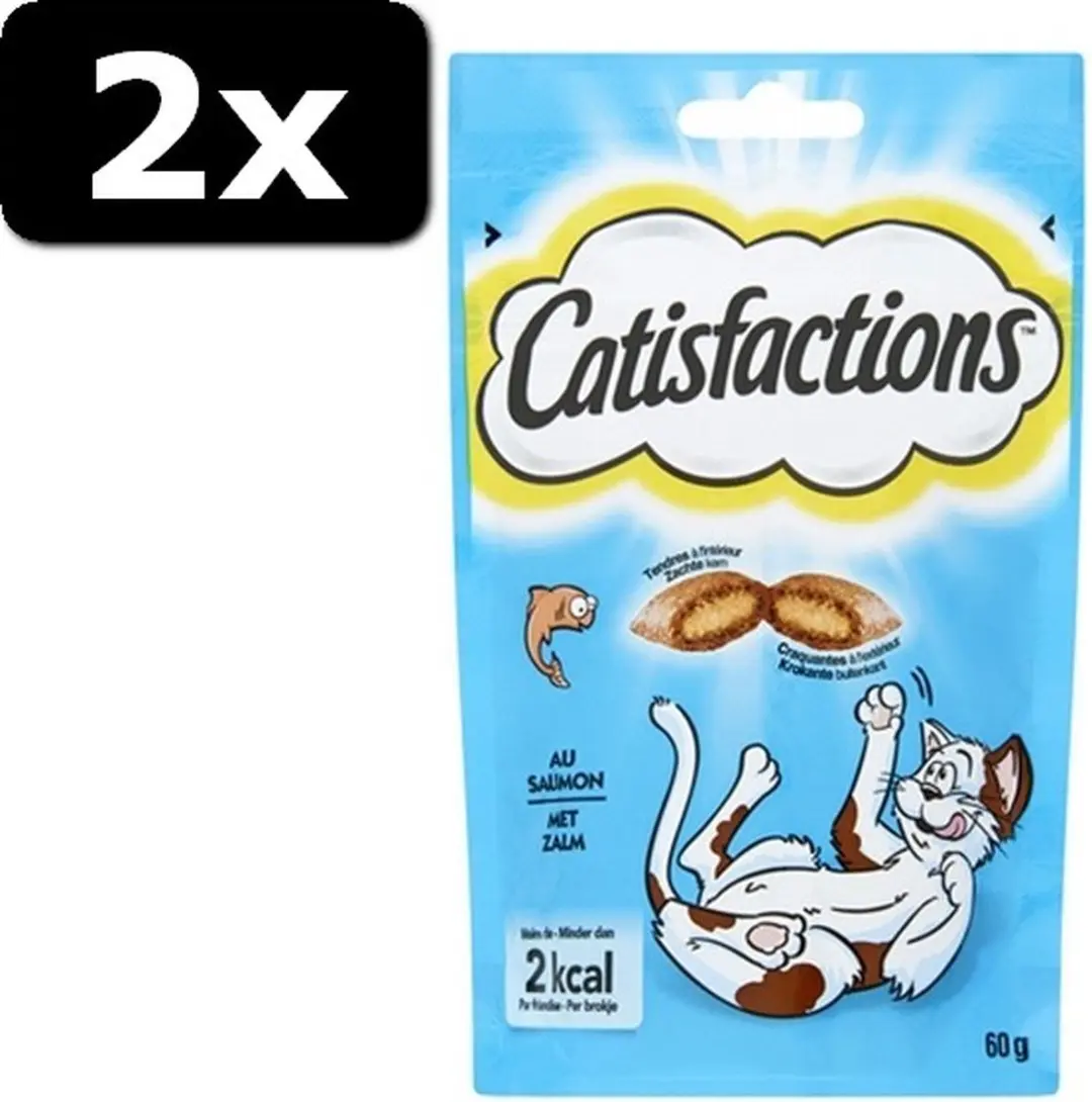 2x CATISFACTIONS ZALM 60GR