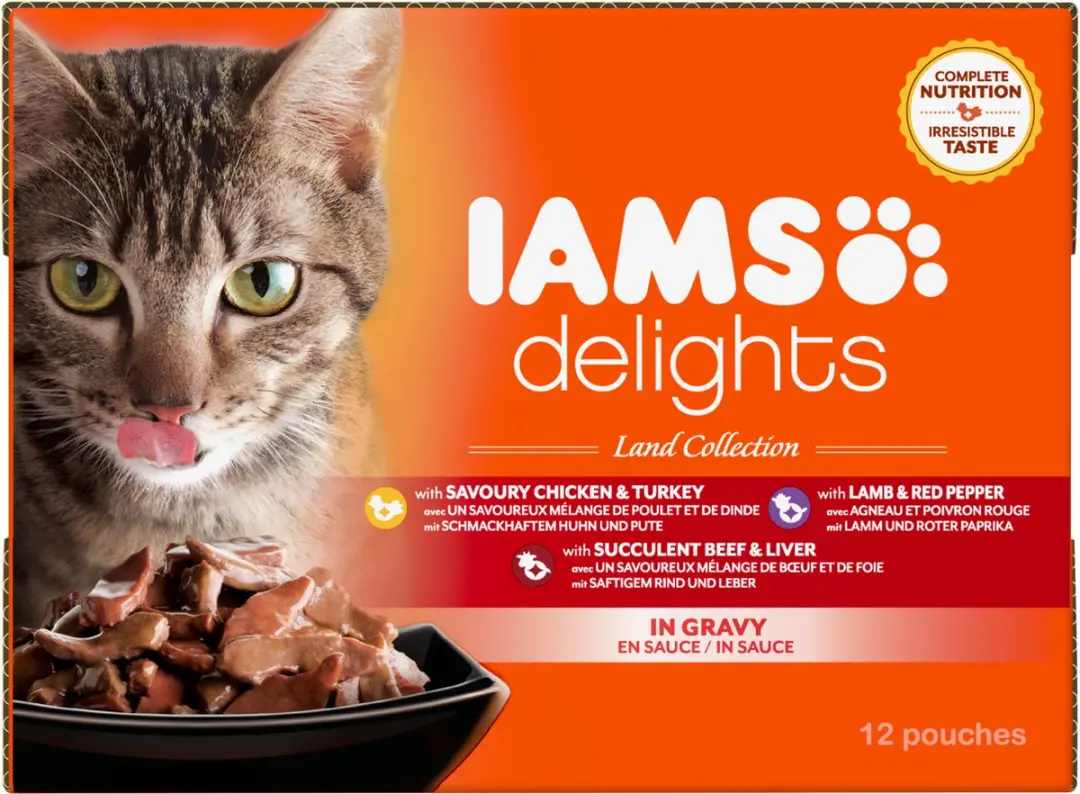 Iams Delights Land Collection Kattenvoer