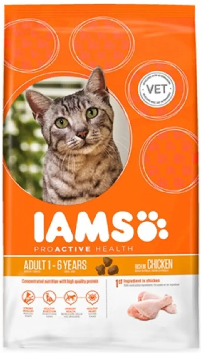 Iams Cat Adult Kip - 3x3kg
