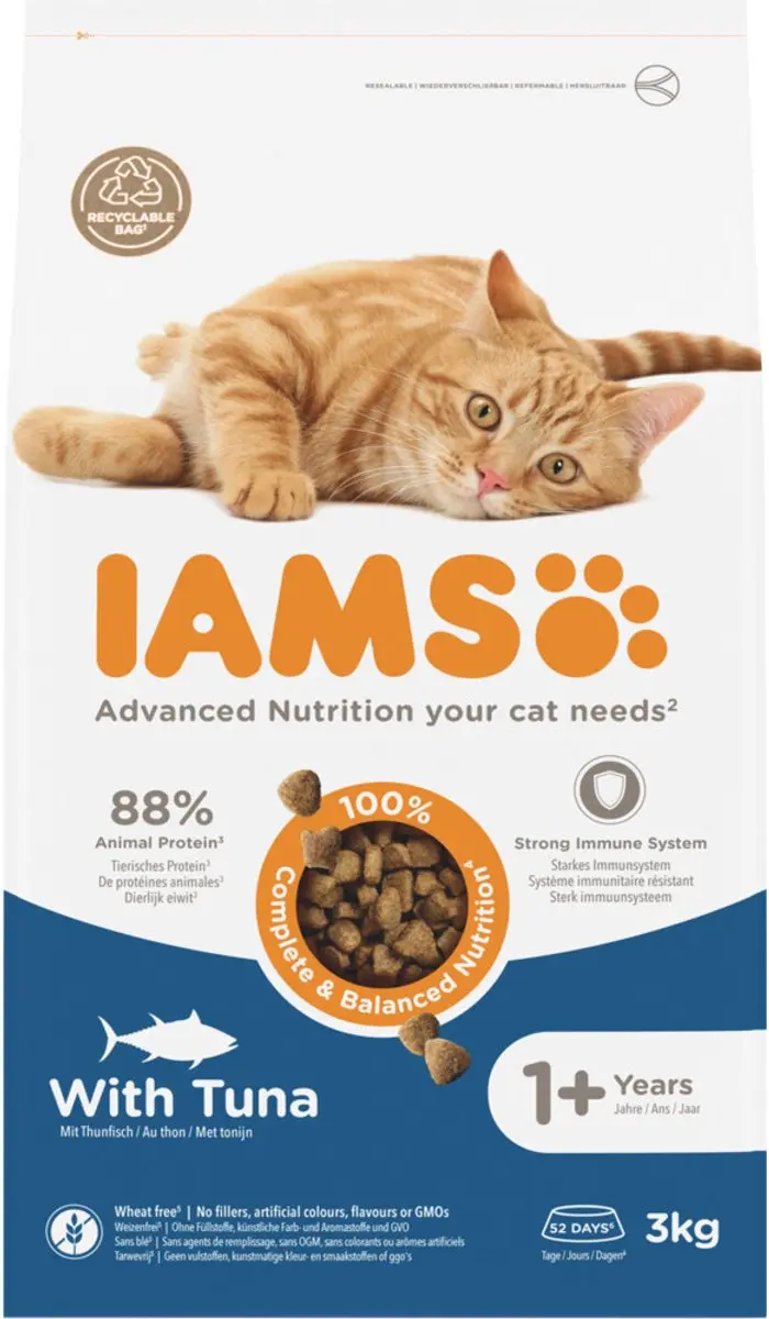 Iams Cat Adult Tuna 3kg