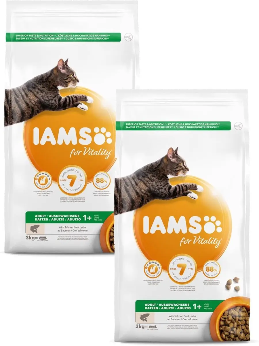 Iams Cat Adult Zalm