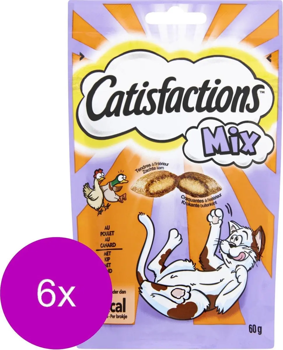 Catisfactions Kattensnoepjes 60 g