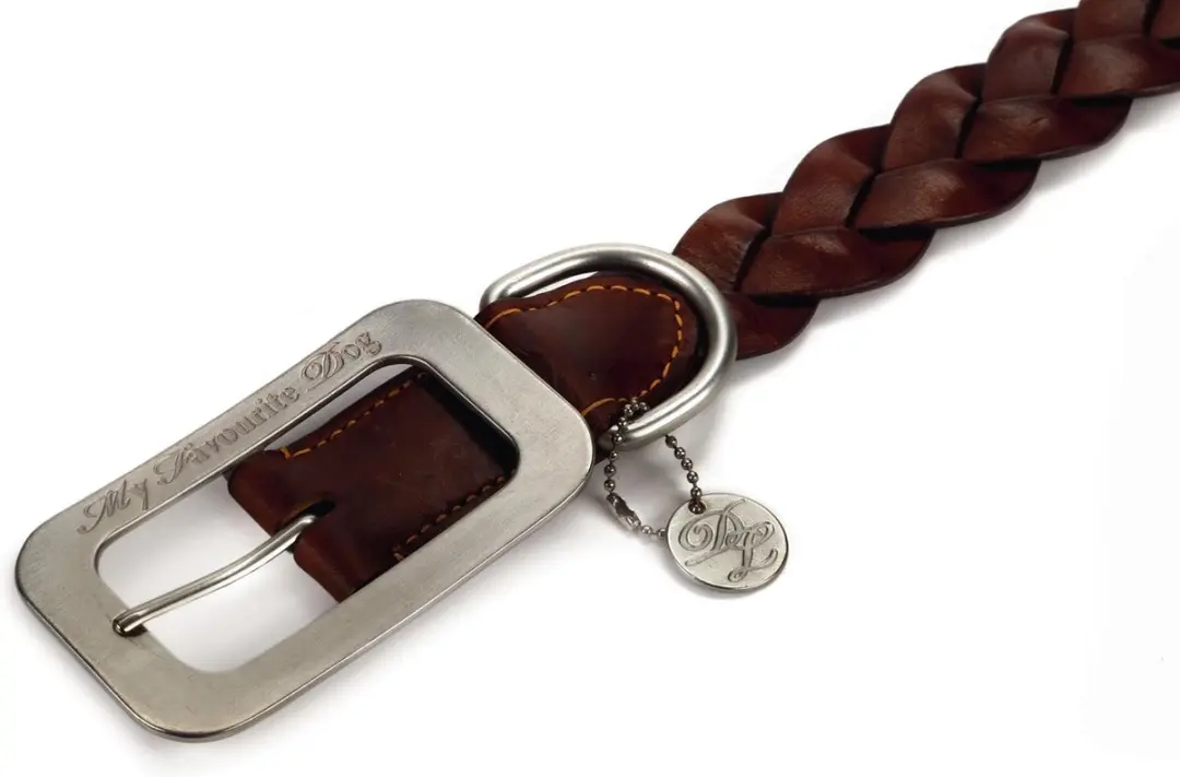 Leren halsband