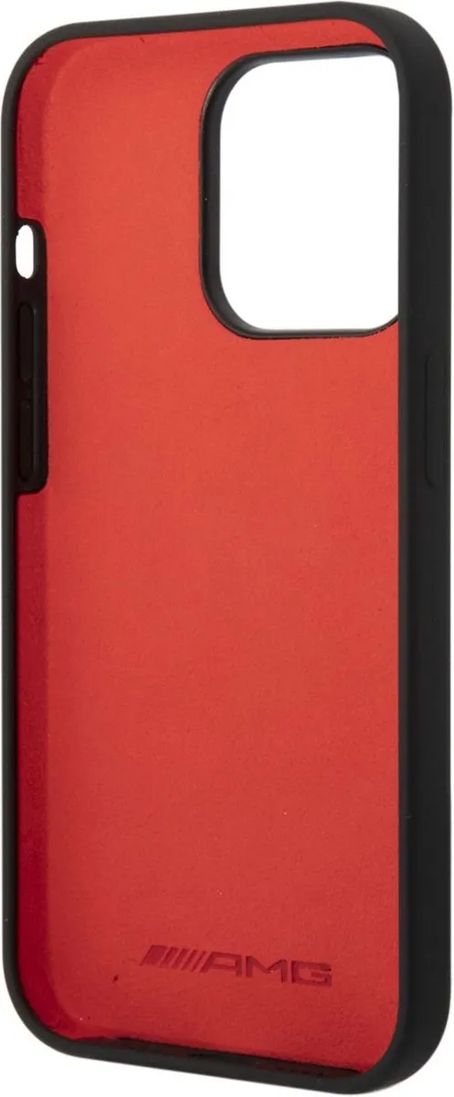 Mercedes-AMG Silicone Hoes iPhone 14 Pro - Zwart