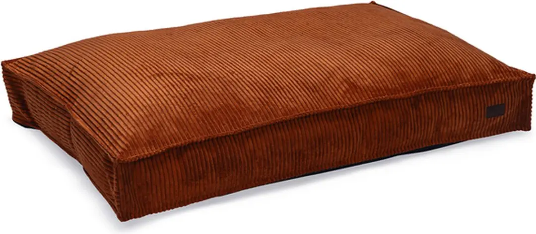 Designed by Lotte Ribbed Hondenkussen Terracotta