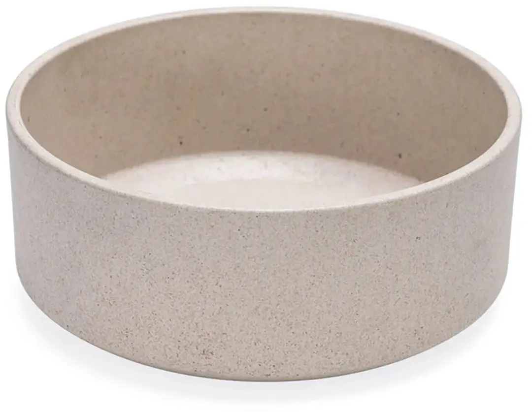 Designed by Lotte Noor Voerbak Hond - Bamboe Beige 17cm