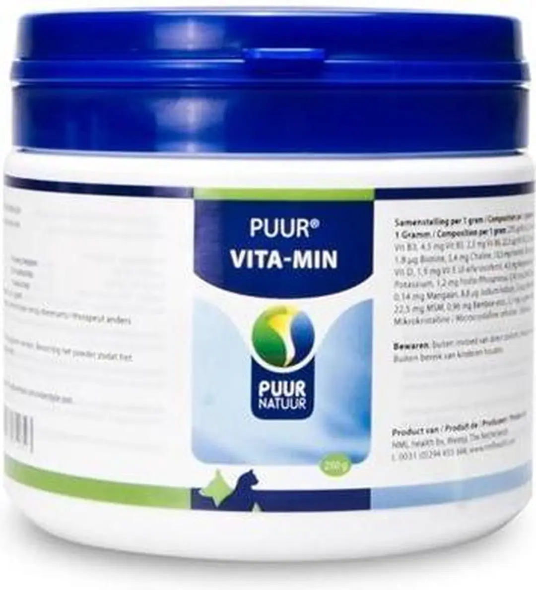 Puur Vitaminen & Mineralen Hond/Kat 75g
