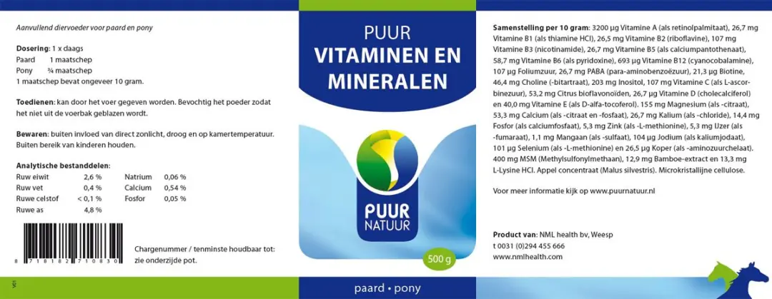 Puur Natuur Vita-min 500ml