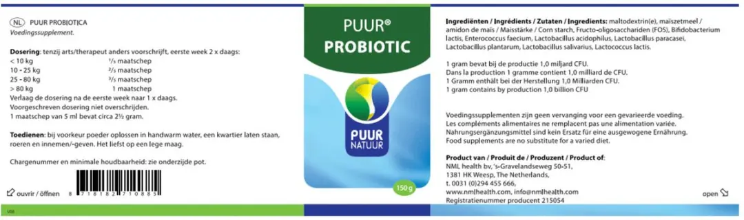 Puur Natuur Probiotica 64ml
