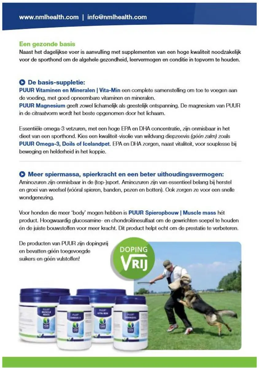 Puur Magnesiumpoeder 150g - Hond & Kat
