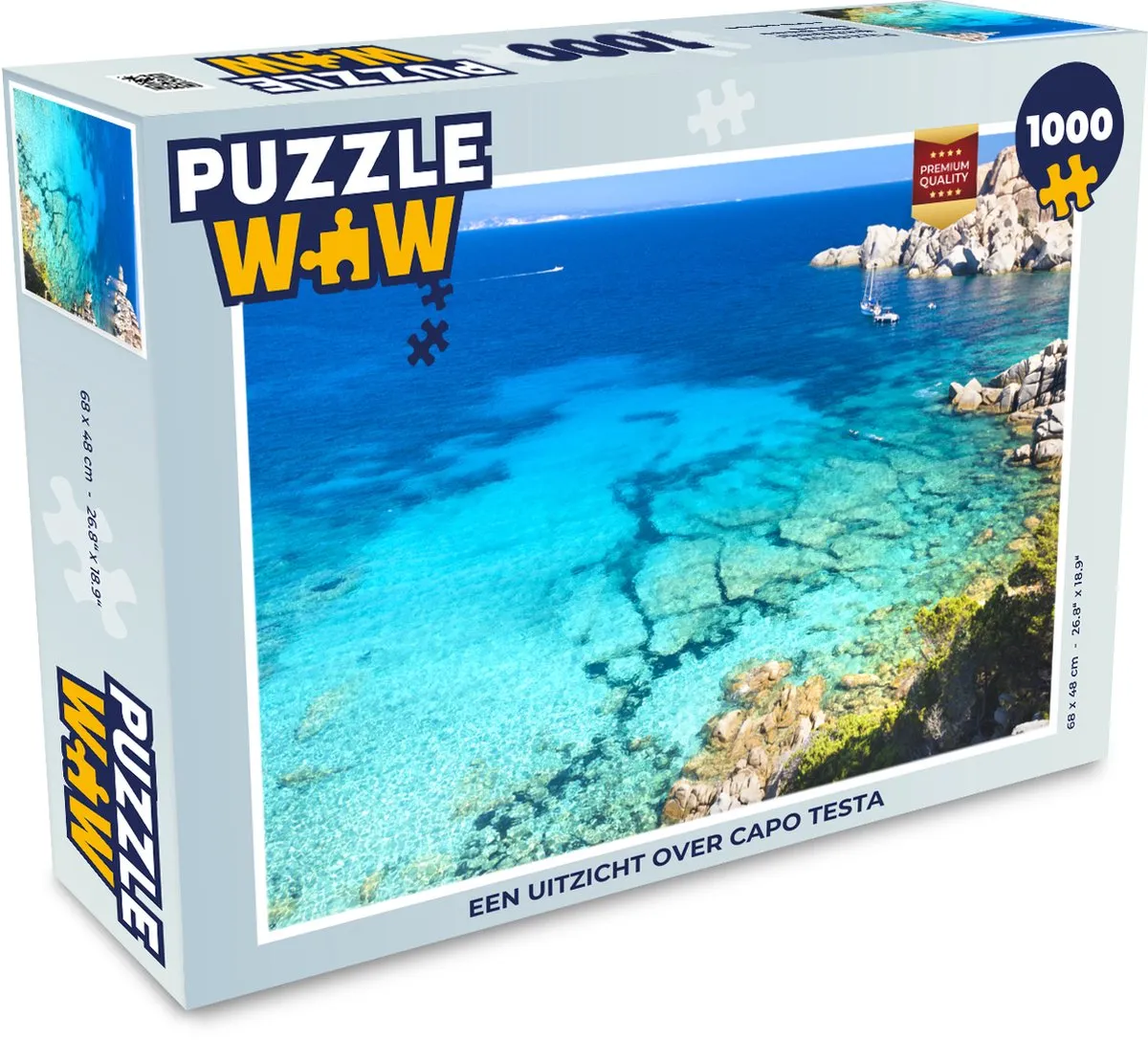 PuzzleWow Capo Testa Legpuzzel 1000 Stuks - Multicolor