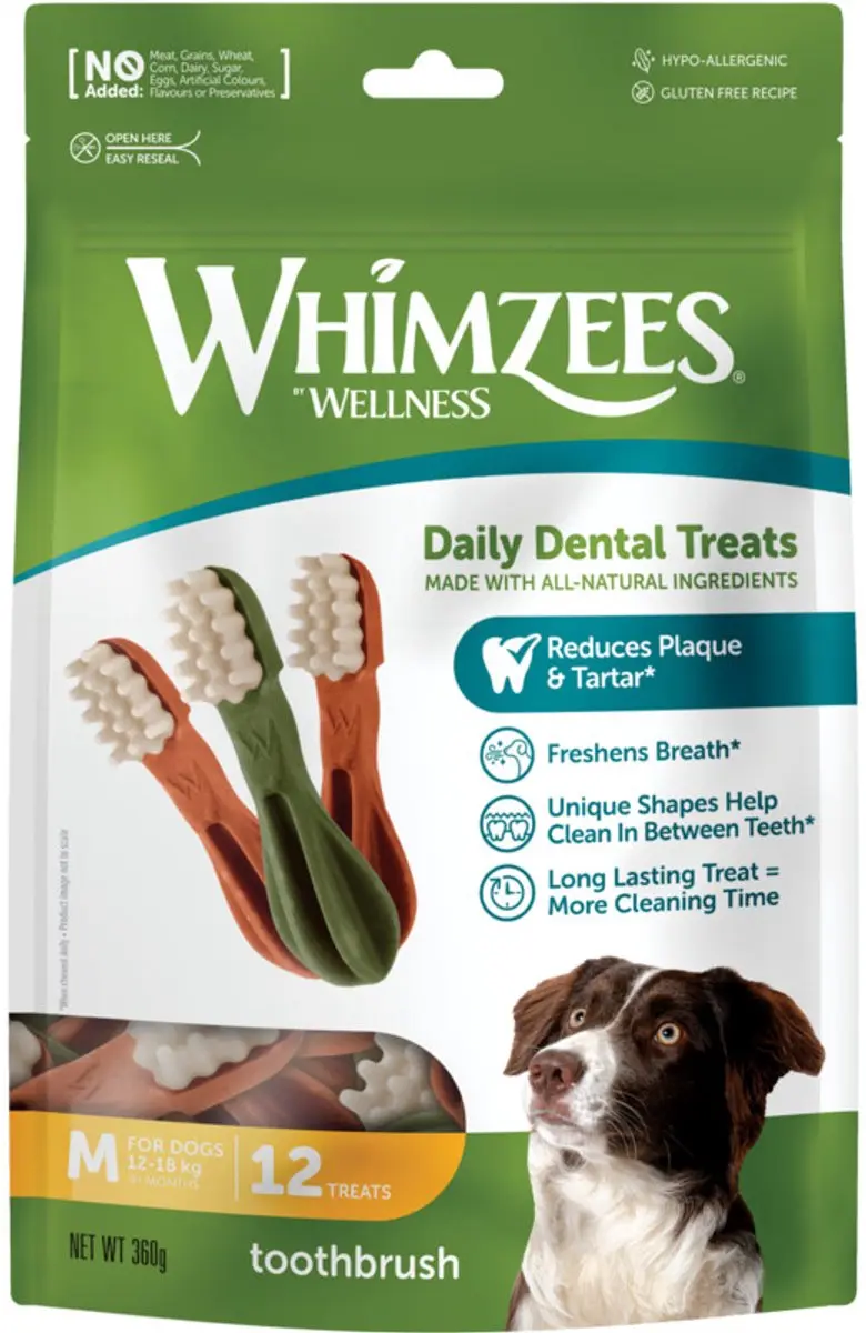 Whimzees Hondensnack Tandenborstel Medium
