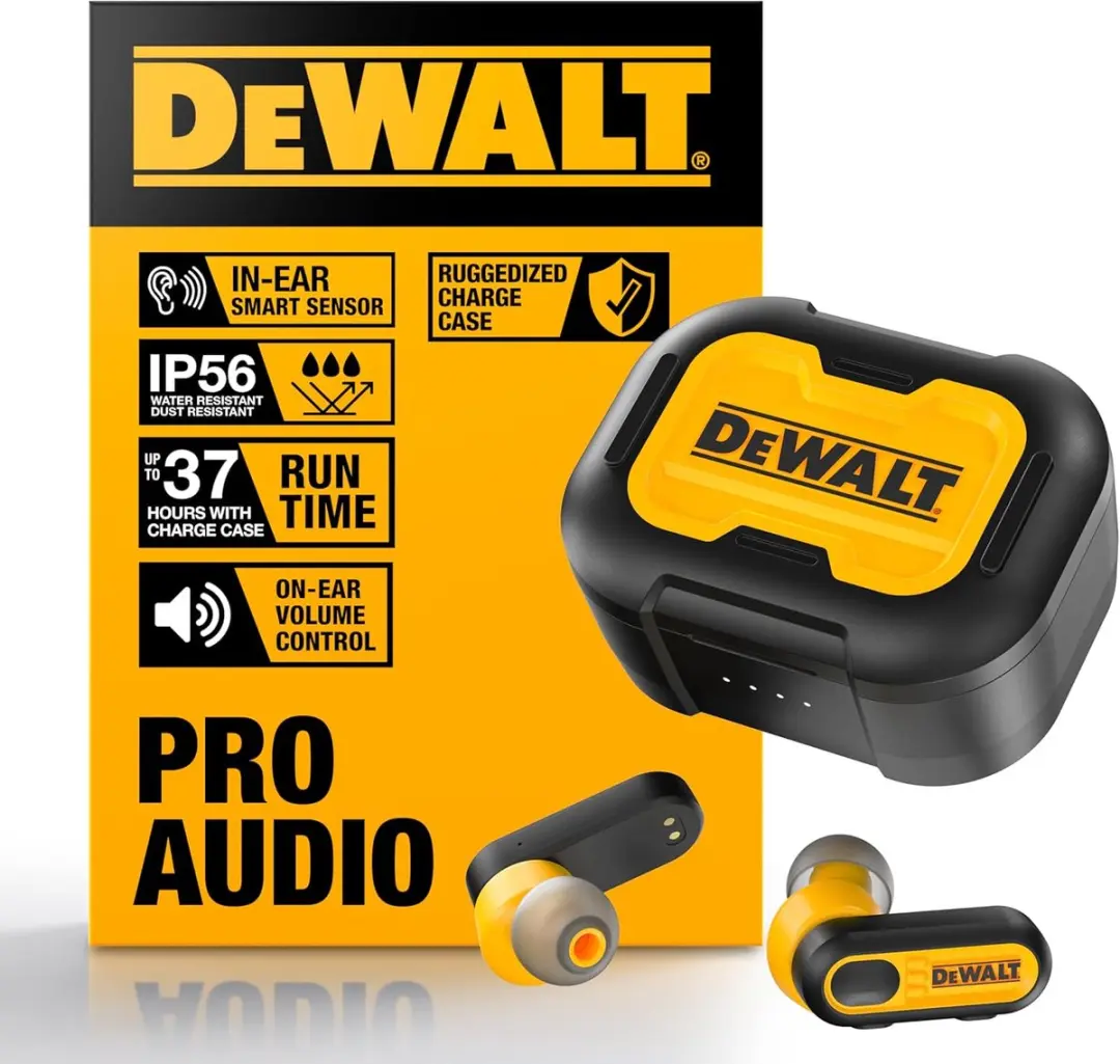 DeWALT PRO-X1 Bluetooth oordopjes