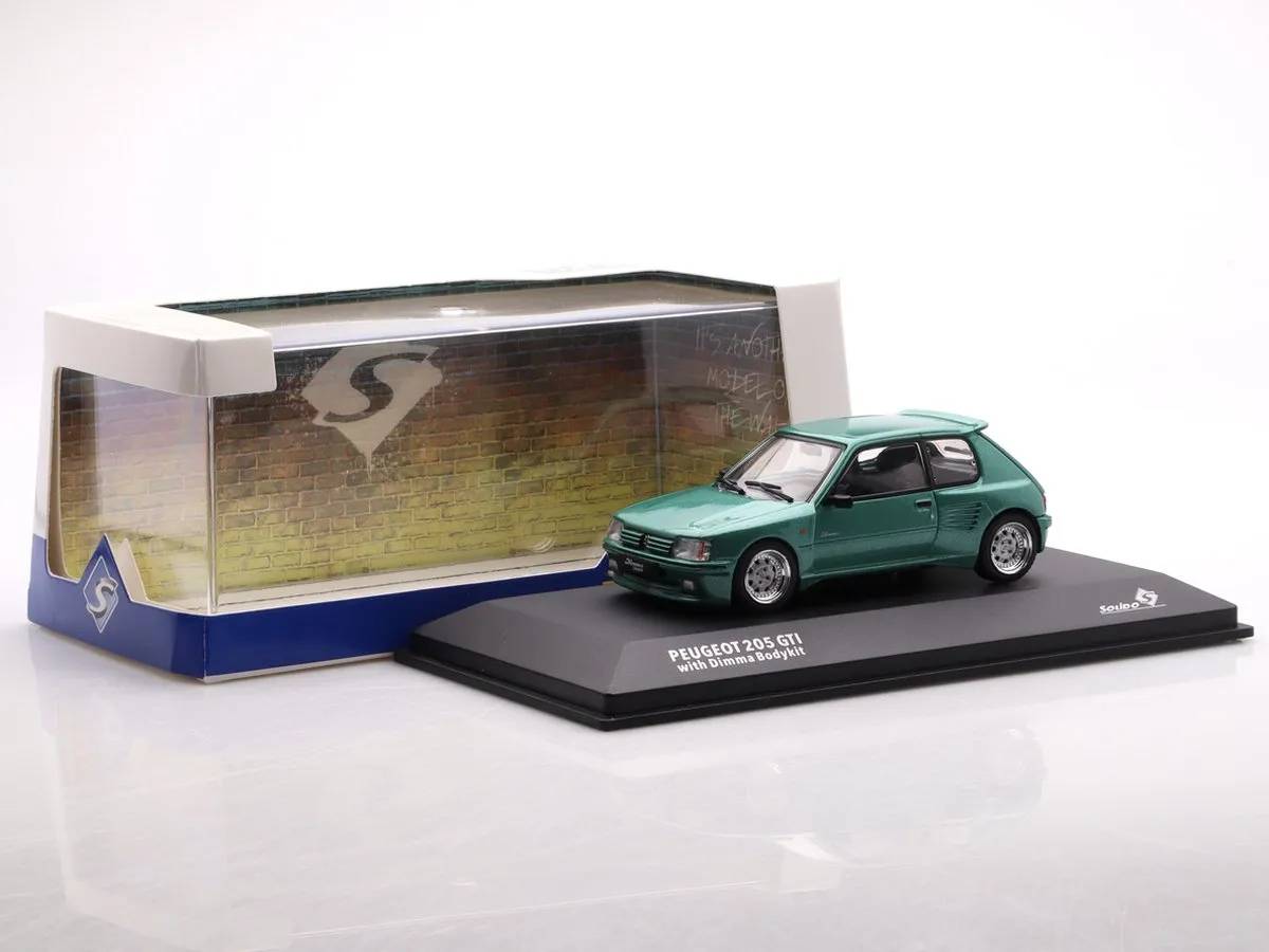 Peugeot 205 GTi Solido 1:43 - Groene modelauto