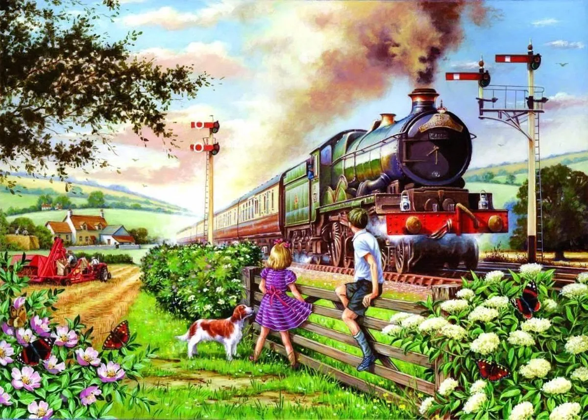 House of Puzzles Railway Children Legpuzzel 500 Stuks