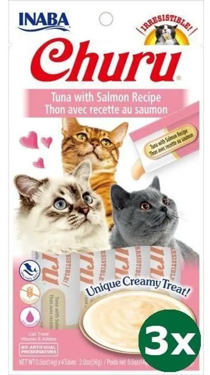 Inaba churu tuna / salmon 3x 4x14gr
