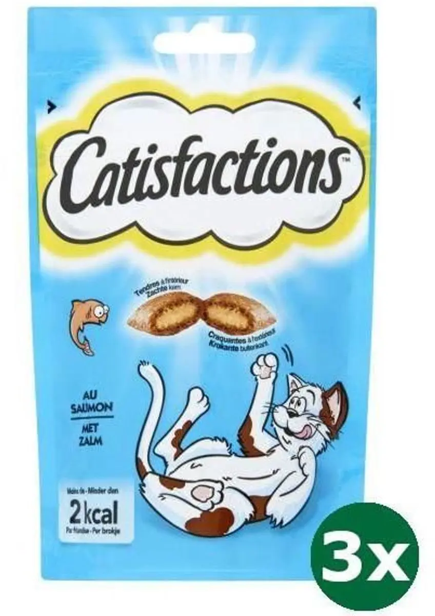 Catisfactions zalm 3x 60 gr