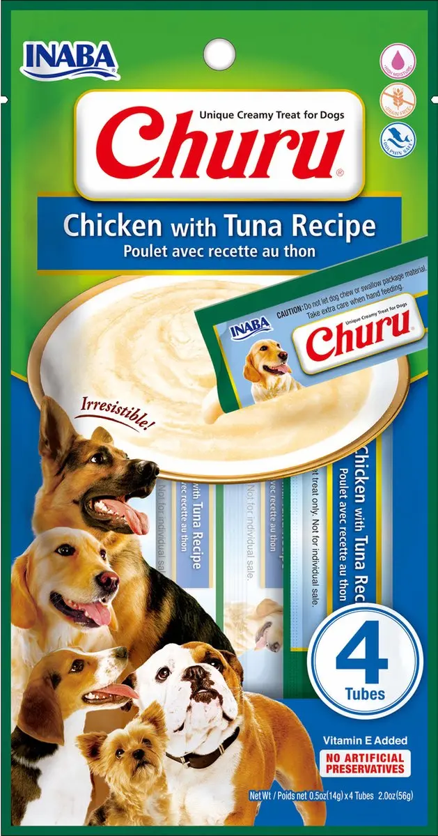 Inaba Churu Hondensnacks Kip met Tonijn