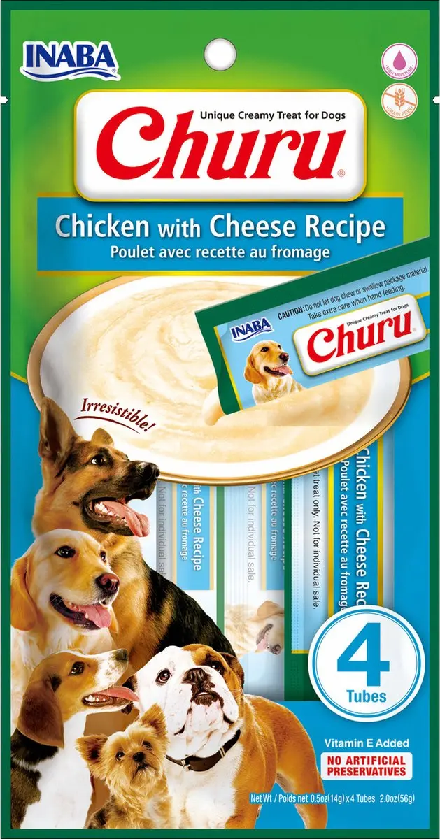Inaba Churu Hondensnacks Kip met Kaas
