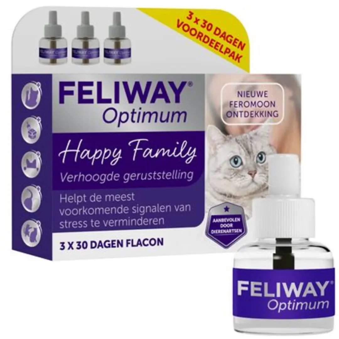 Feliway Optimum Navulling 3-Pack - 3x48ml - afbeelding 6 van 6