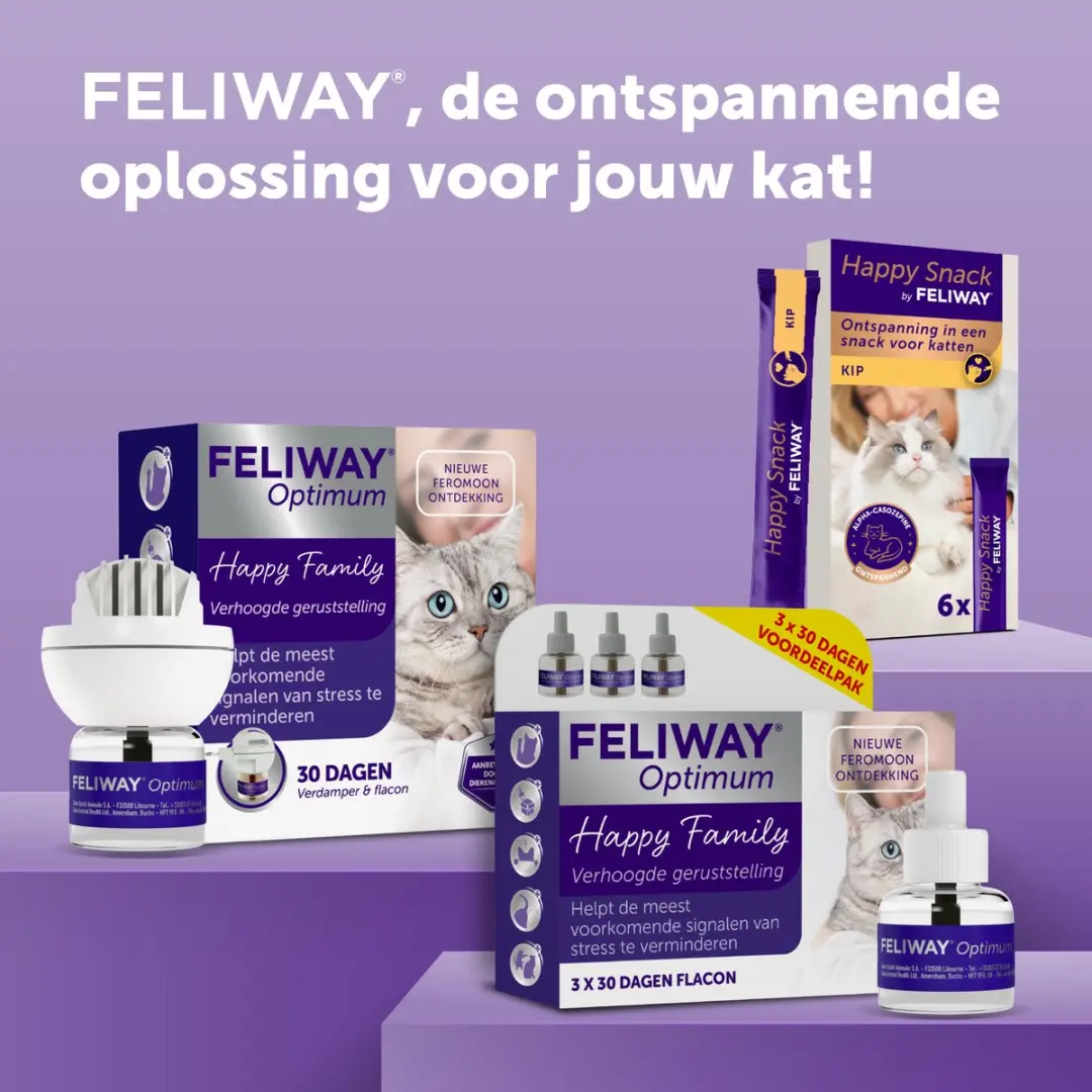 Feliway Optimum Navulling 3-Pack - 3x48ml