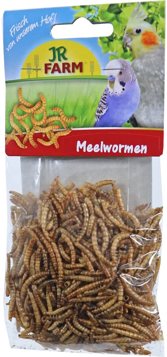 JR Farm Parkiet & Grote Parkiet Meelwormen 25 Gram