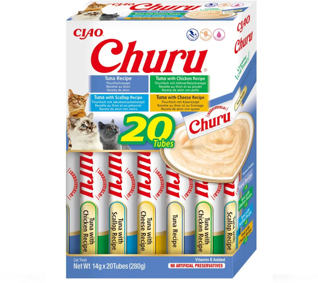 Inaba Ciao Churu Tonijn Variëteiten 20x14g