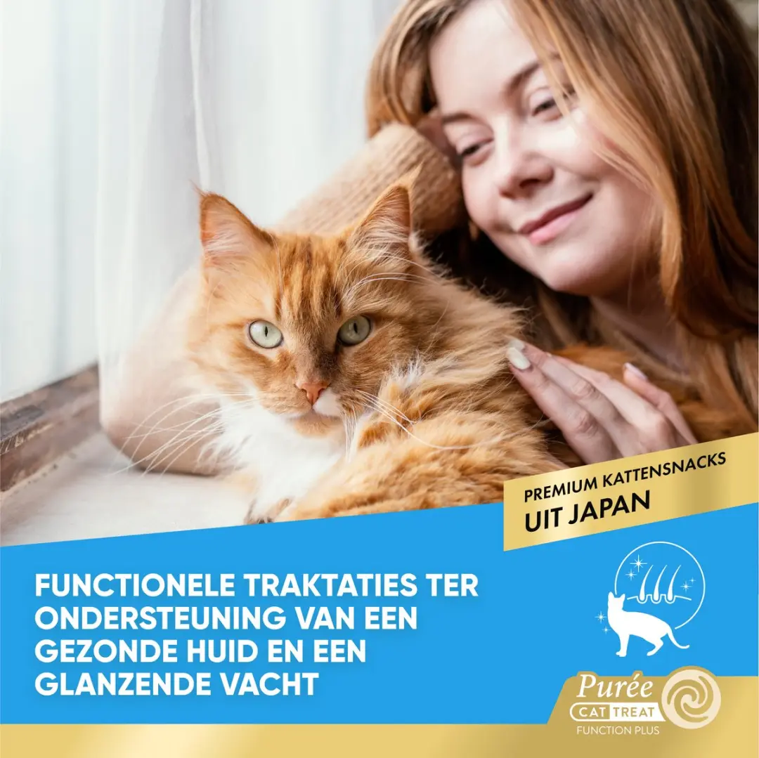 Inaba Ciao Churu Tonijn Skin & Coat Creamy Puree - 20x14g