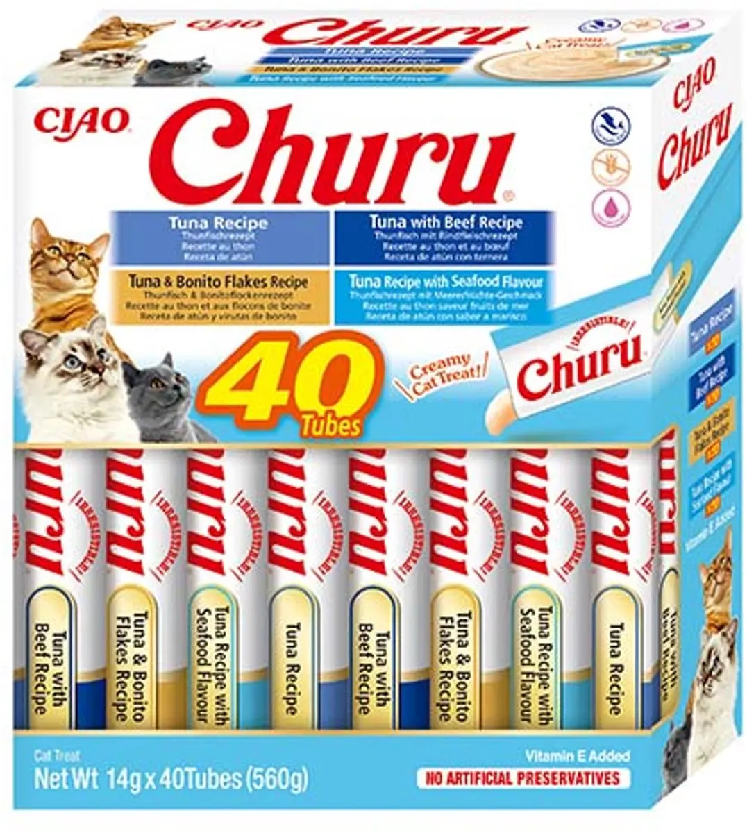 Inaba Ciao Churu Tonijn 40x14g