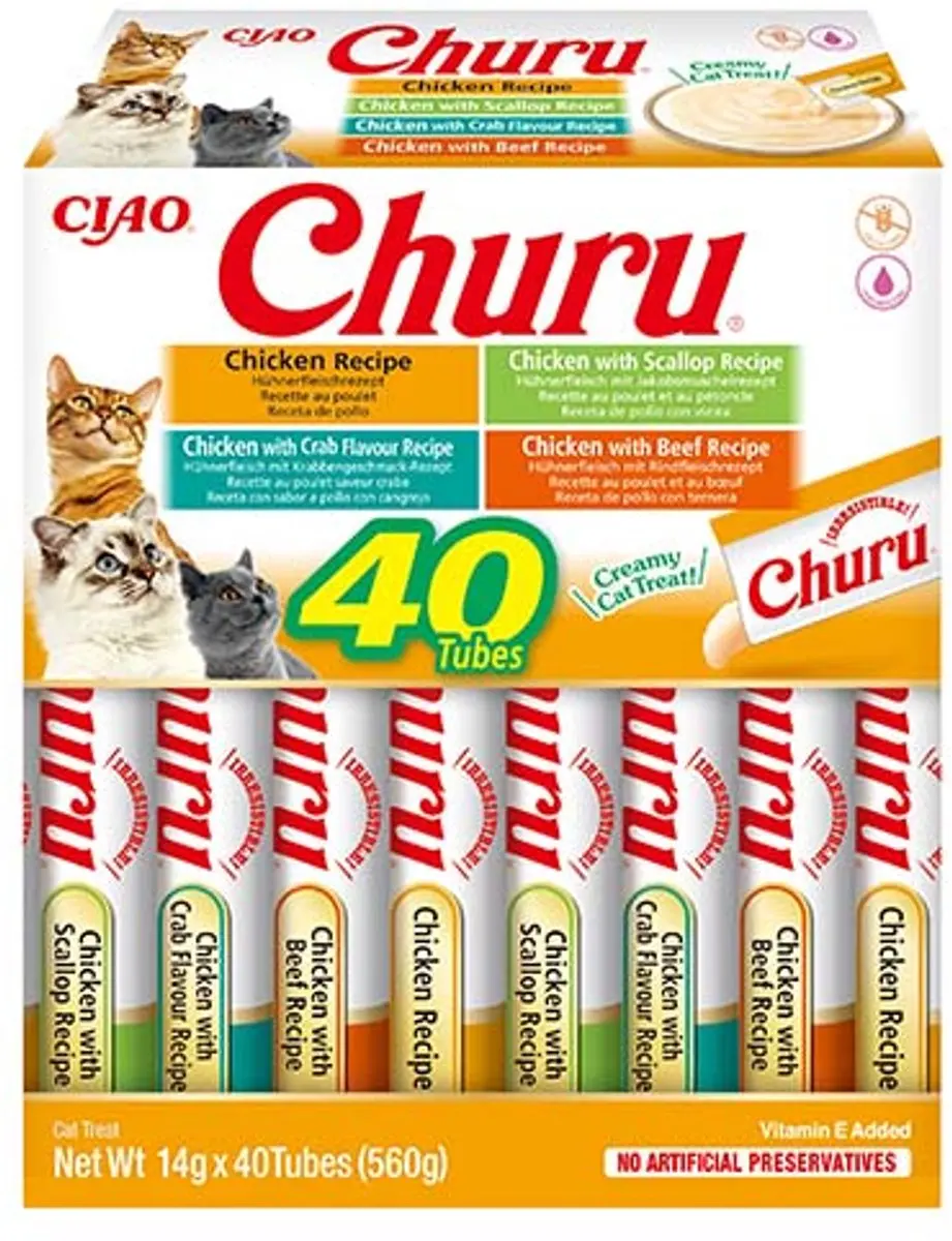 Inaba Ciao Churu Creamy Puree Kip 40x14g