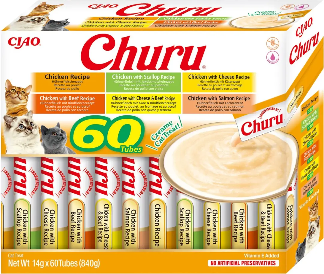 Inaba Ciao Churu Creamy Puree Kip - 60x14g