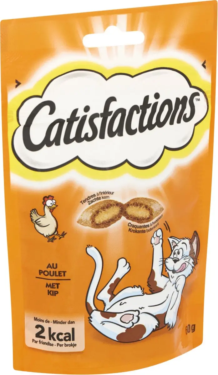 Catisfactions Kattensnoepjes Kip 60g