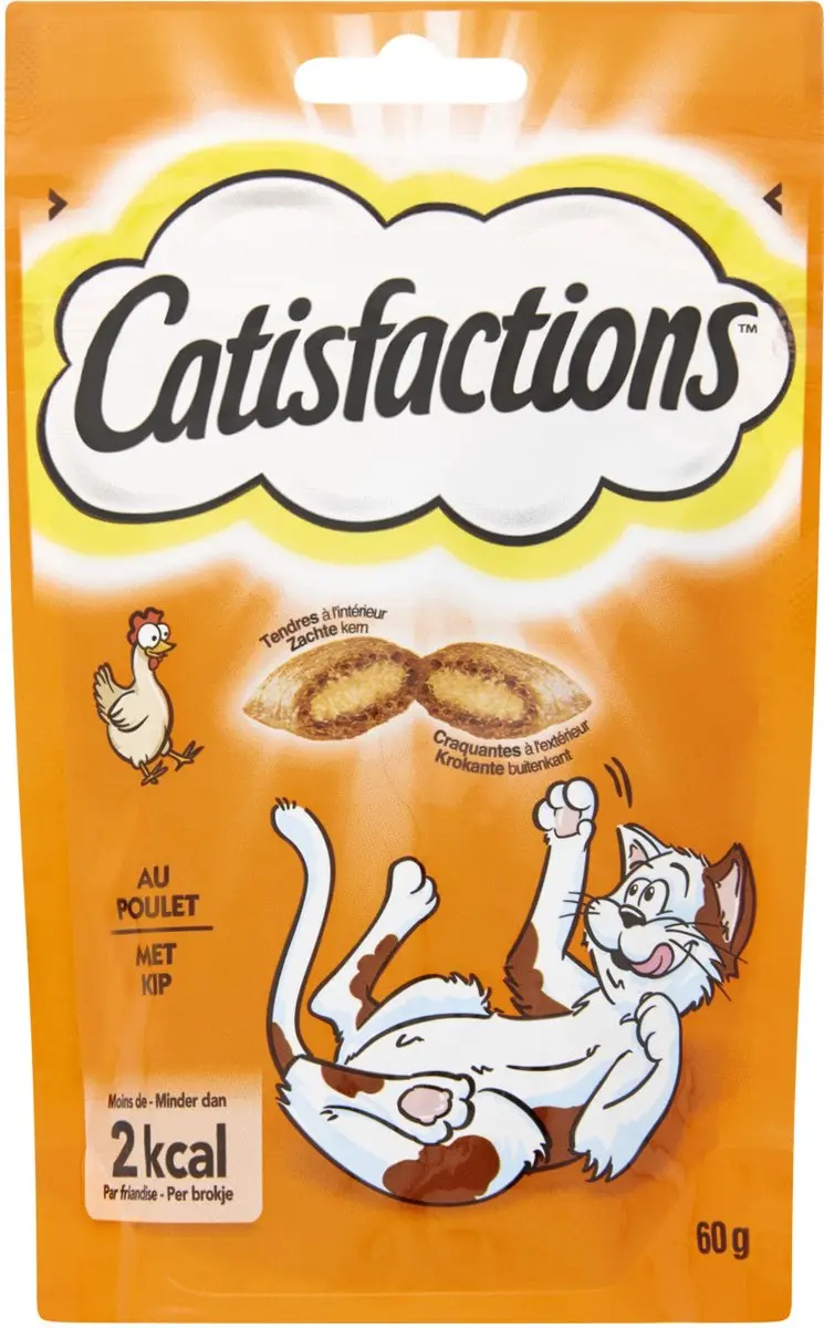 Catisfactions Kattensnoepjes Kip 60g