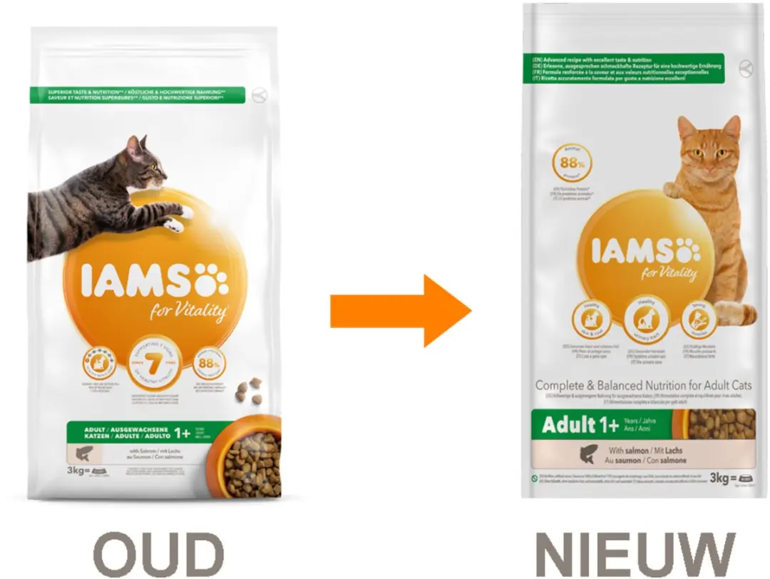 Iams Cat Adult Voer - 3 kg