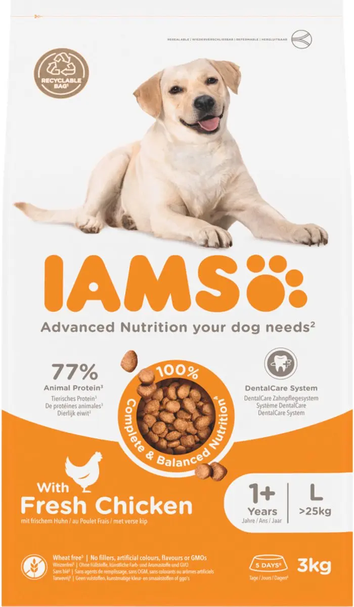 Iams Dog Adult Large Kip 3kg