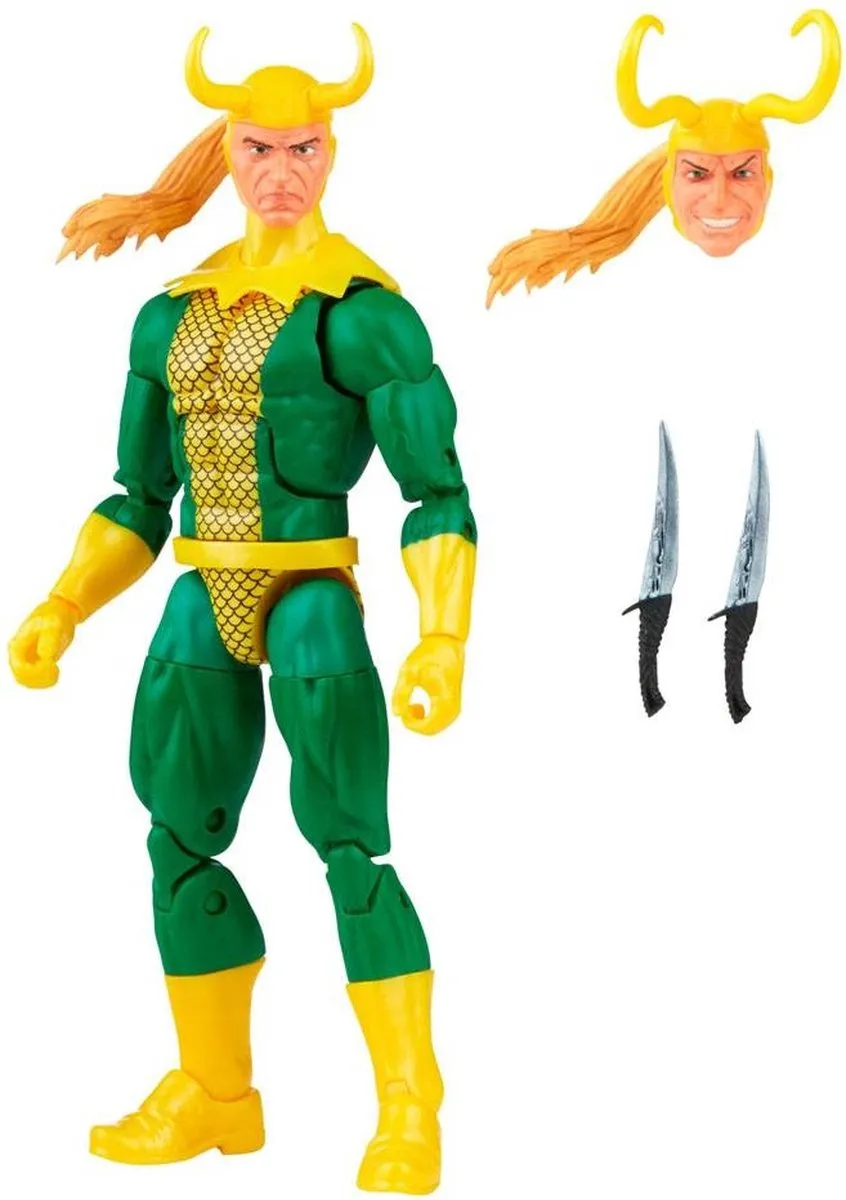 Marvel Loki Marvel Legends Retro Collection F58835L0 - 15 cm - Multi - afbeelding 6 van 6