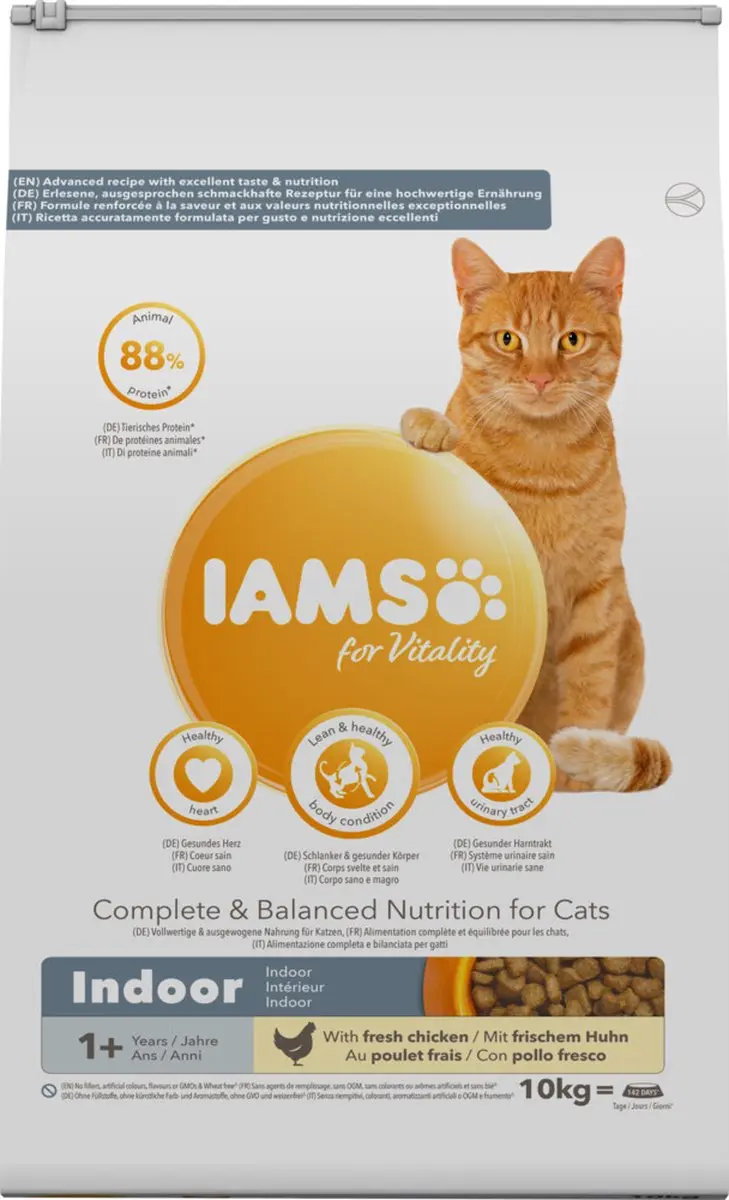 Iams Kat Adult Indoor Kip 10kg