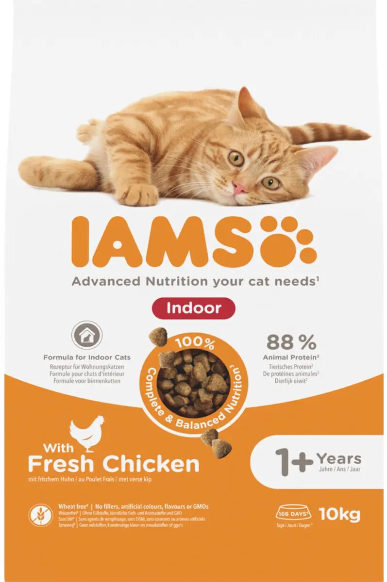 Iams Kat Adult Indoor Kip 10kg