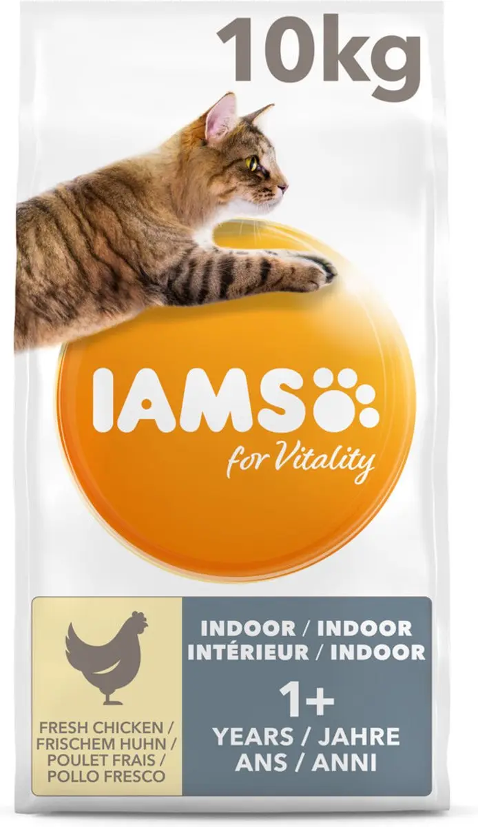 Iams Kat Adult Indoor Kip 10kg