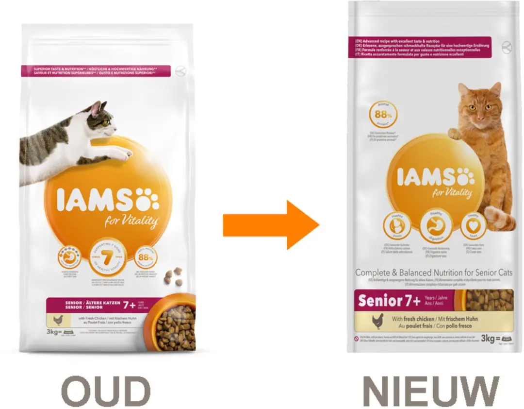 Iams Cat Senior Kip 3kg