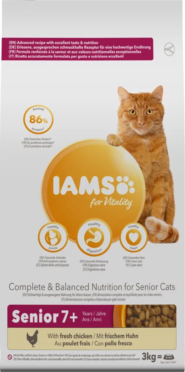 Iams Cat Senior Kip 3kg