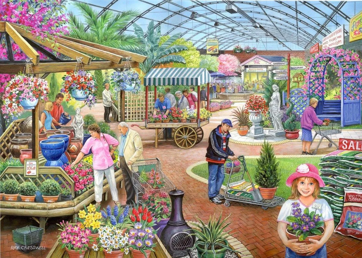 House of Puzzles At The Garden Centre - 1000 Stuks Multicolor