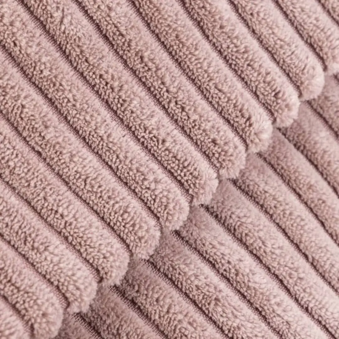 Designed by Lotte Ribbed Kattenmand - Roze - 50x50x35cm